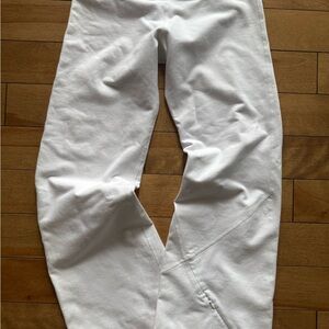 Lululemon White Wide Leg Sweatpants size small 4-6 Made in Canada